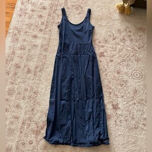 Gap Navy Blue Sleeveless Maxi Dress